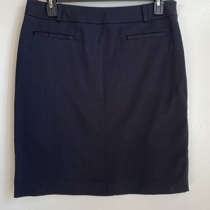 Dana Buchman Signature side zip kick pleat 4pocket twill skirt size 14